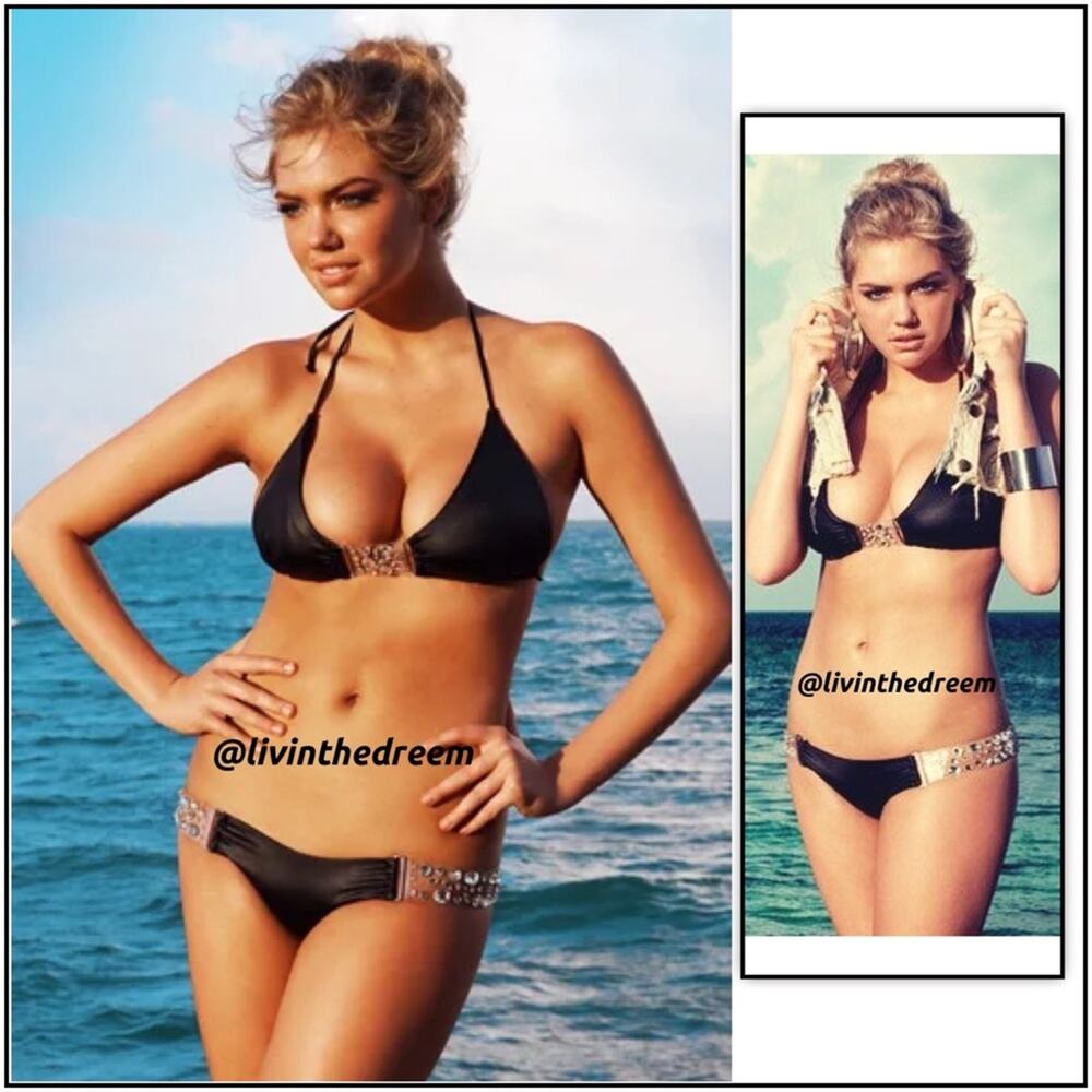 BEACH BUNNY OG KATE UPTON SHOOTING STAR BIKINI L/XL SET